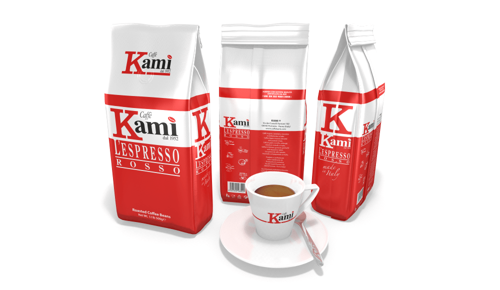 Kami Rosso Caffè in grani 1 kg