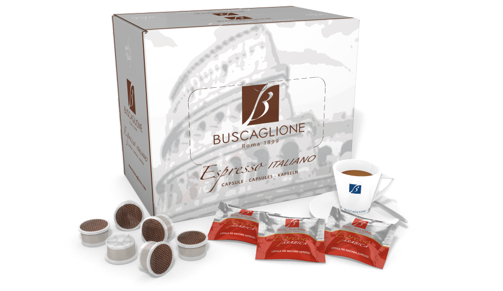 Buscaglione Arabica Capsule compatibili Espresso Point Lavazza -1 x 100 - Sceltixte